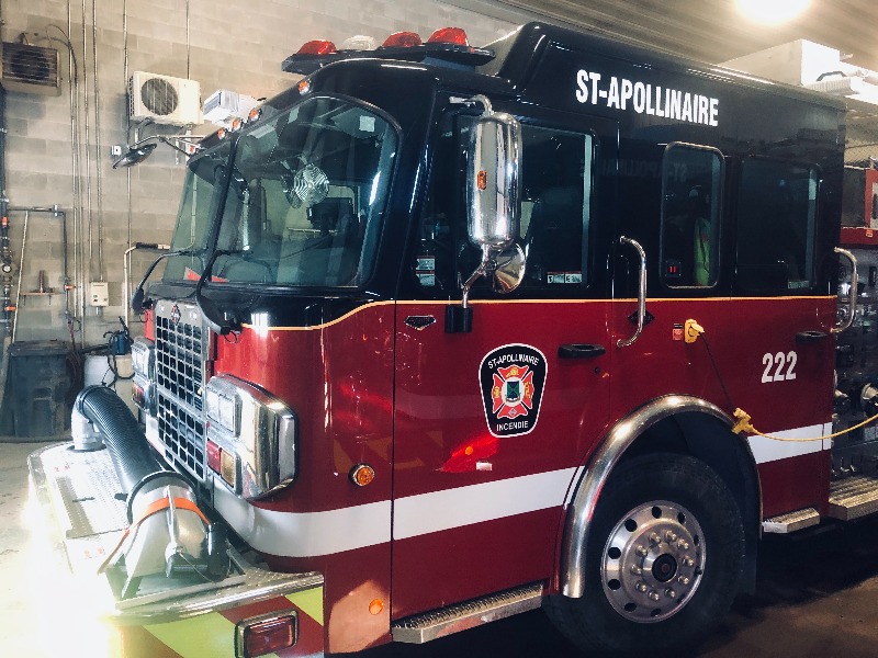 Poulailler rasé par les flammes à Saint-Apollinaire