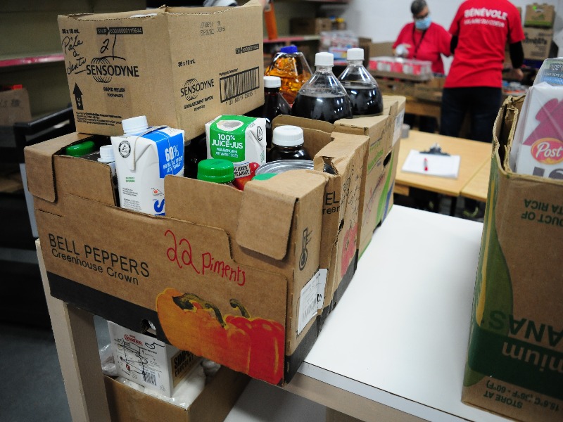 De l’aide pour les banques alimentaires